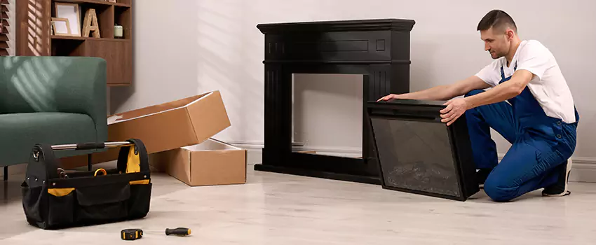Old Rusted Metal Fireplace Repair And Replacement in Bonita Springs, FL