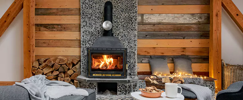 Thelin Hearth Products Direct Vent Gas Stove Fireplace Inspection in Bonita Springs, Florida